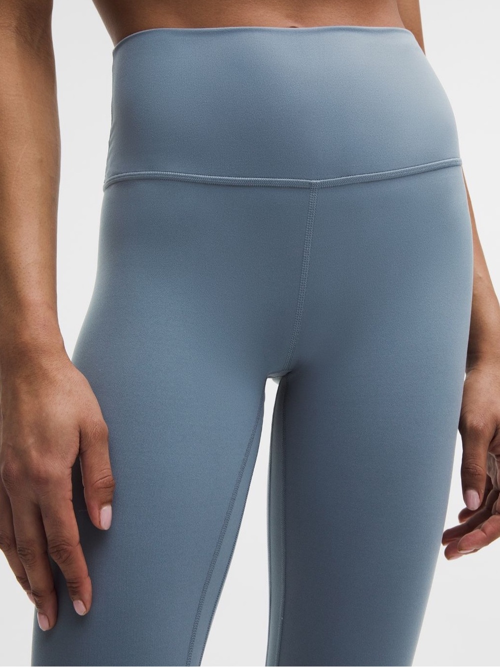 High-Rise Sculpting Leggings in Dusty Blue